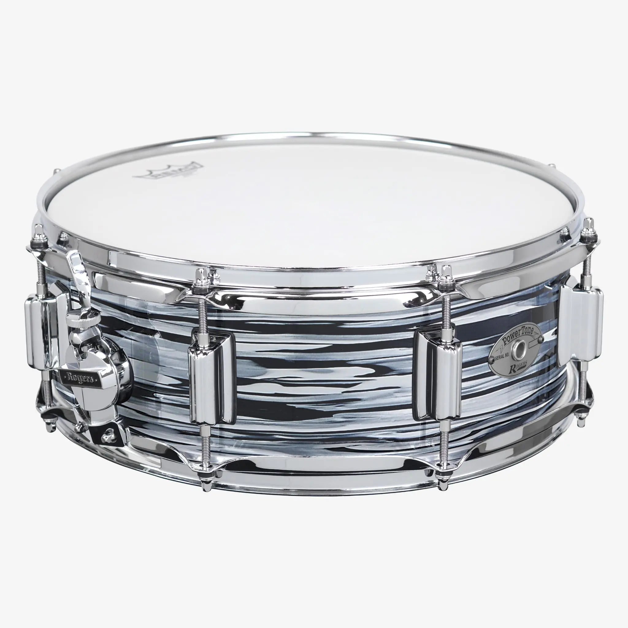 ~NEW!~ Rogers 24BKOY Powertone Series 5x14 Snare Drum in 70's Black Oyster (SAVE OVER $165!)